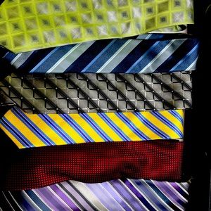 Men's Classic Ties (6 total) various colors, styles